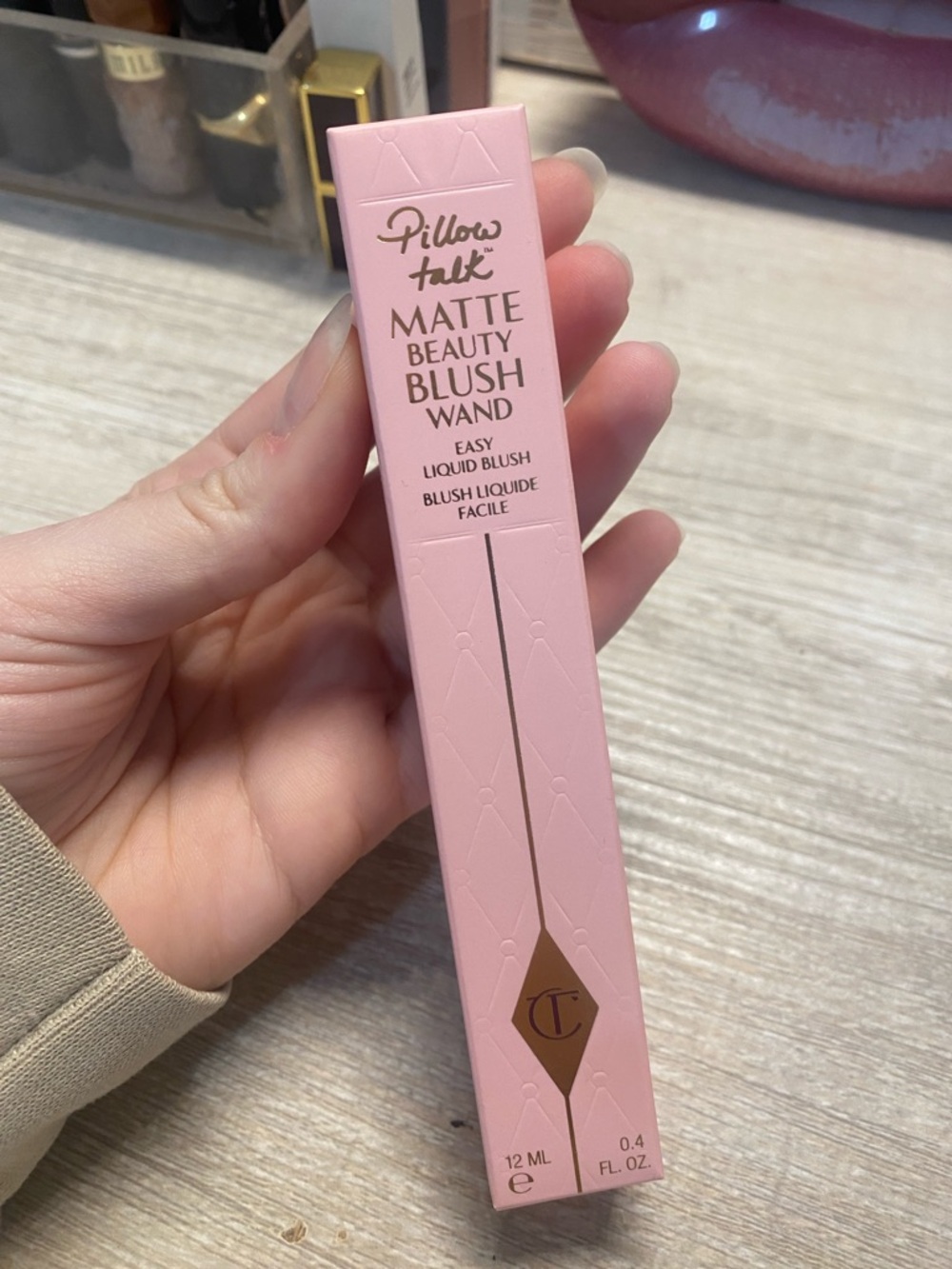 Charlotte Tilbury Pillow Talk Matte Beauty Blush Wand - Light Pink
